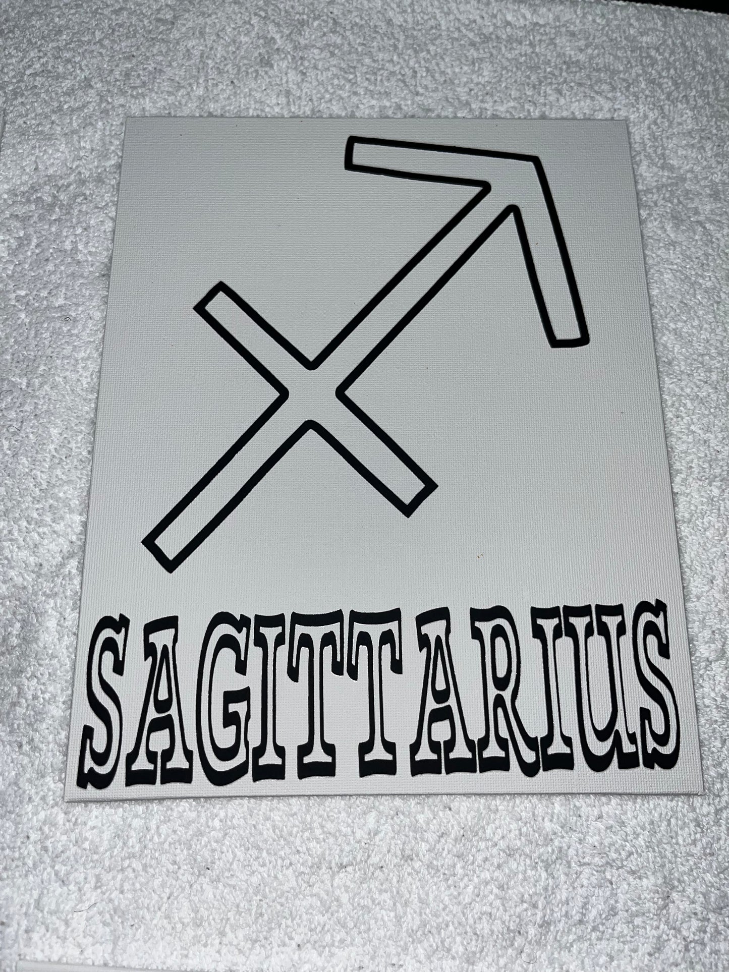 Pre Drawn Canvas - Sagittarius